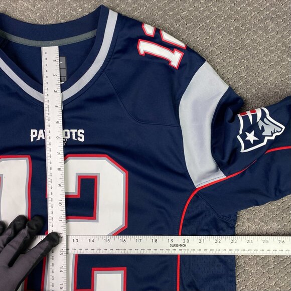 Tom Brady Jersey Men's Large Blue Nike On Field New England Patriots 472802-419 - Picture 8 of 10